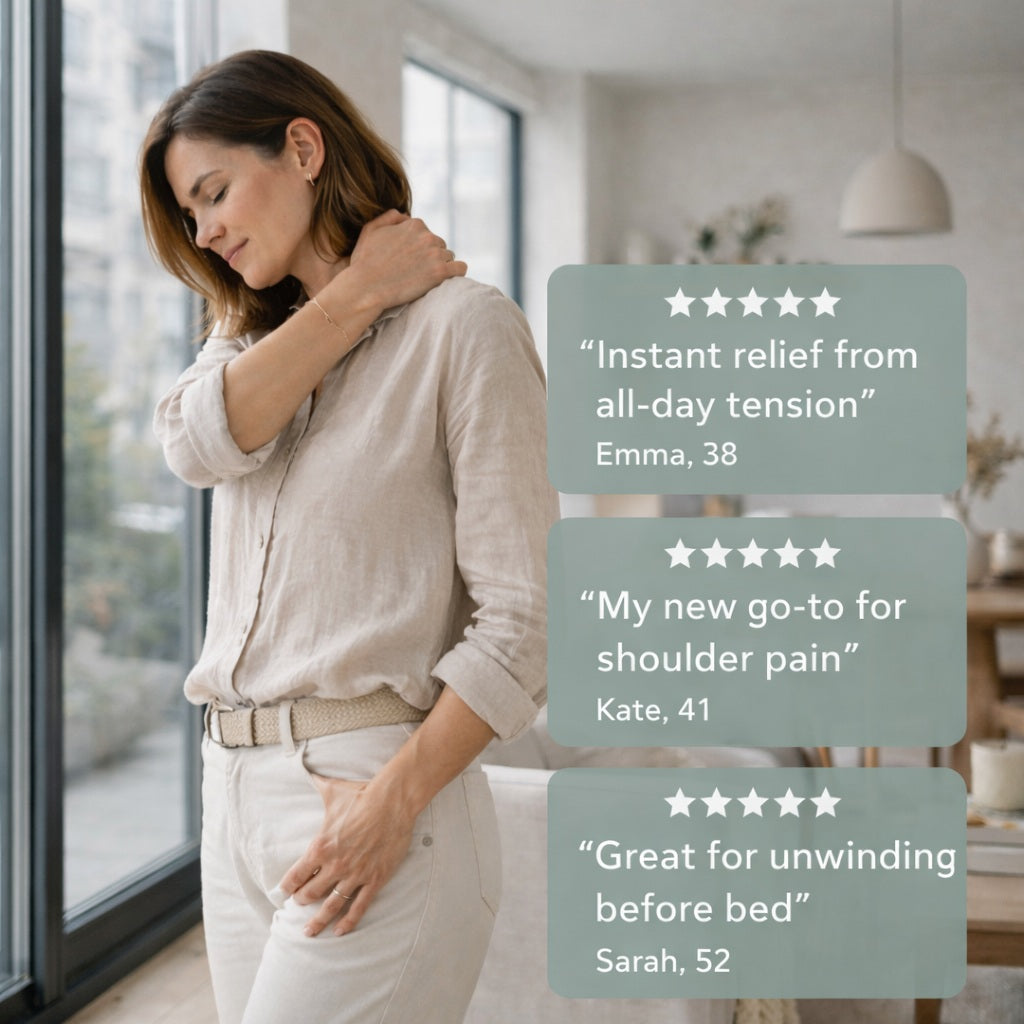 NeuroEase Rechargeable Wireless TENS Unit for Everyday Muscle Comfort