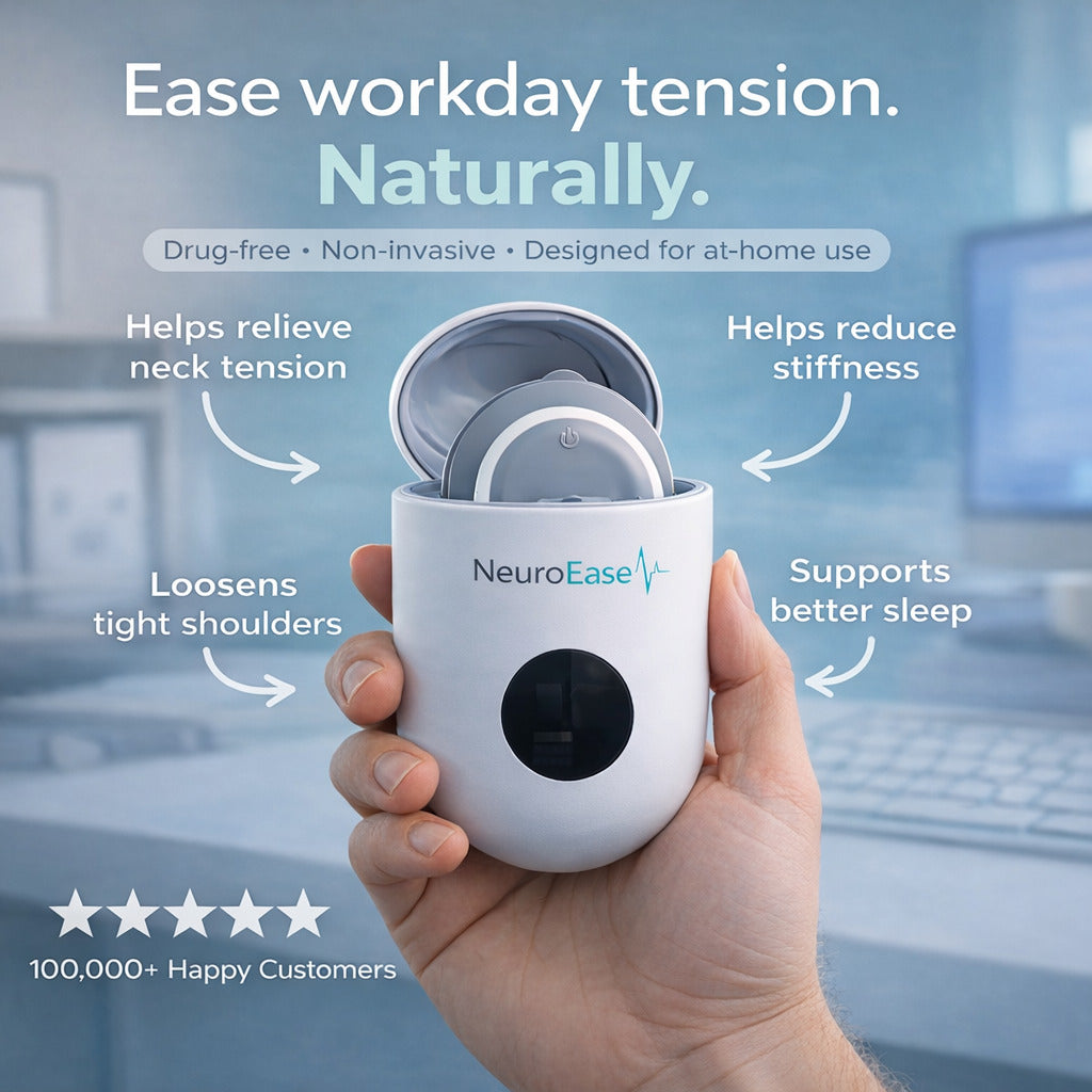 NeuroEase Rechargeable Wireless TENS Unit for Everyday Muscle Comfort