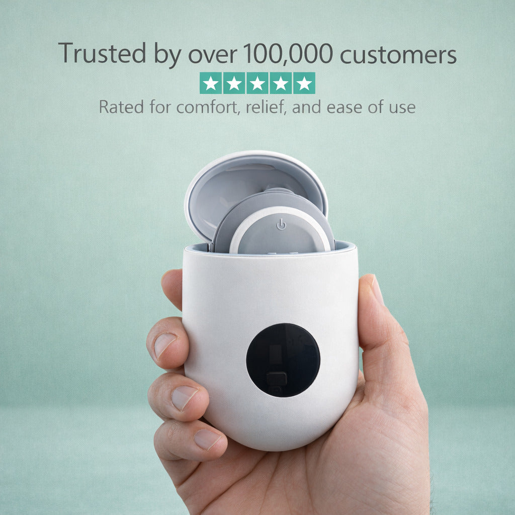 NeuroEase Rechargeable Wireless TENS Unit for Everyday Muscle Comfort