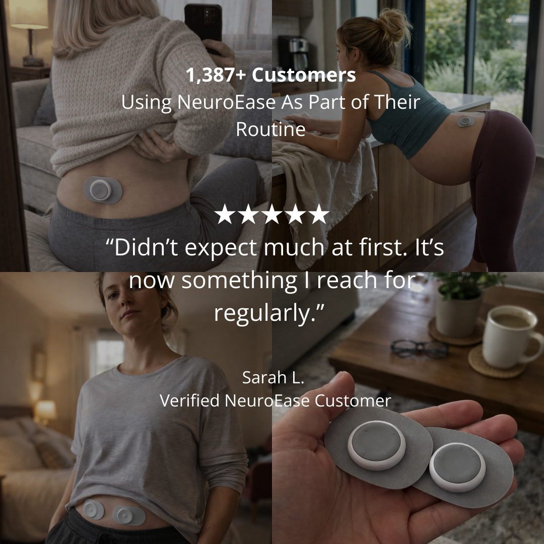 NeuroEase Rechargeable Wireless TENS Unit for Everyday Muscle Comfort